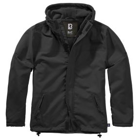 Windbreaker mit Reißverschluss schwarz - Brandit
