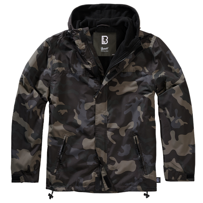 Windbreaker mit Reißverschluss darkcamo - Brandit