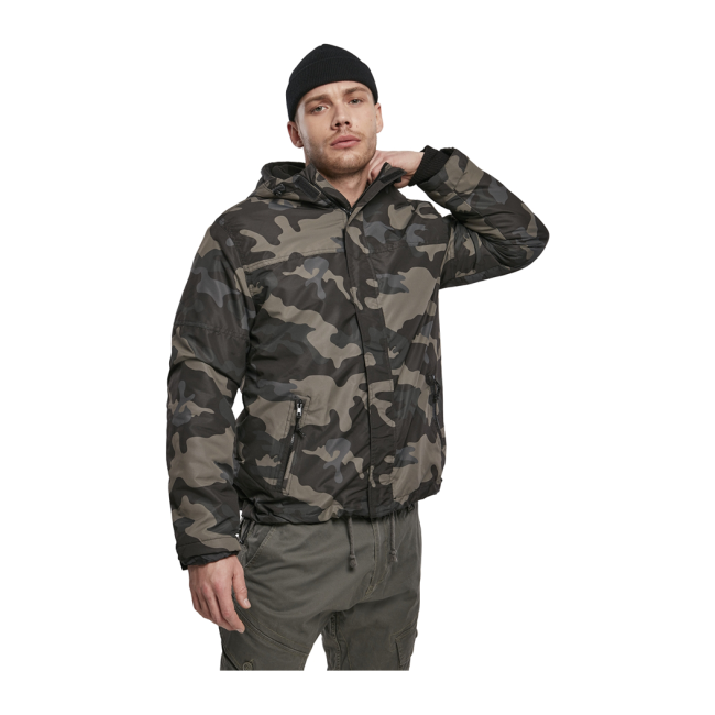 Windbreaker mit Reißverschluss darkcamo - Brandit