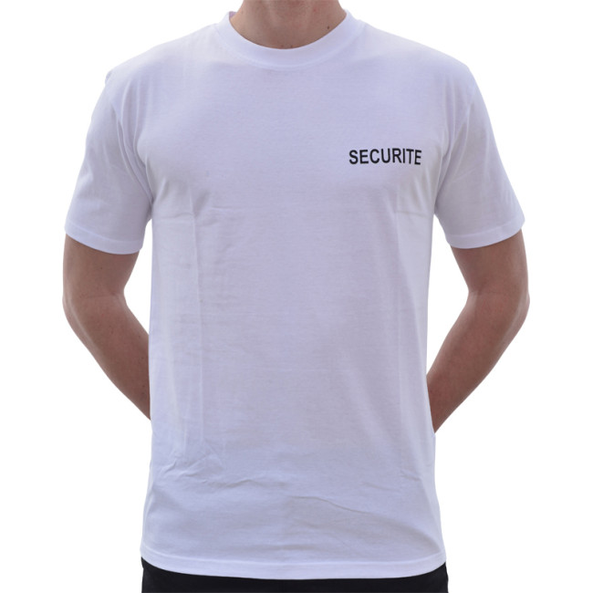 Tee-shirt Sécurité blanc - CityGuard
