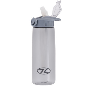 Szara plastikowa manierka 700 ml - Highlander