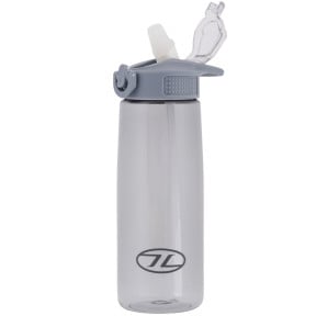 Grijze plastic veldfles 700 mL - Highlander
