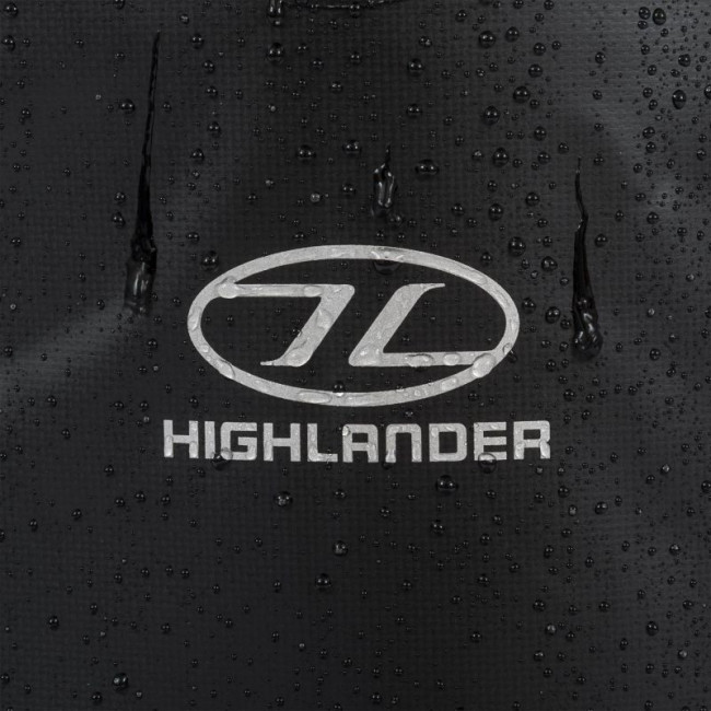 Wodoodporny plecak TROON 70L Czarny - Highlander