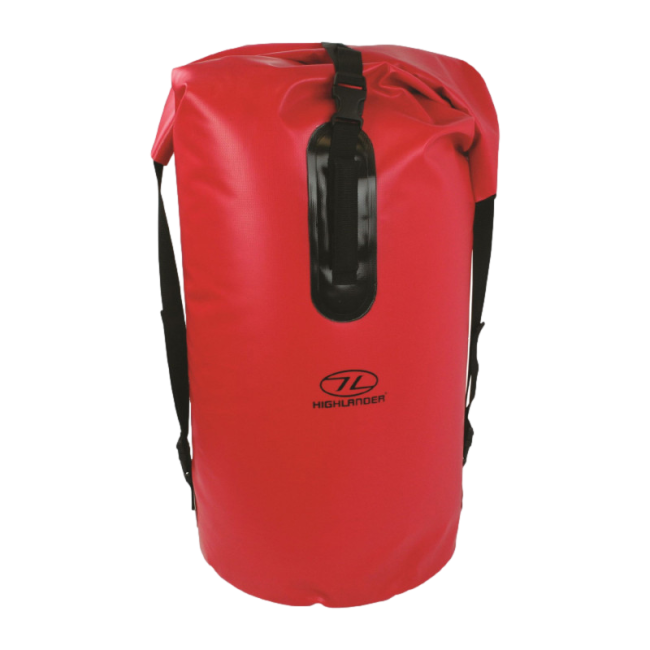 Sac à dos Étanche TROON 70L Rouge - Highlander