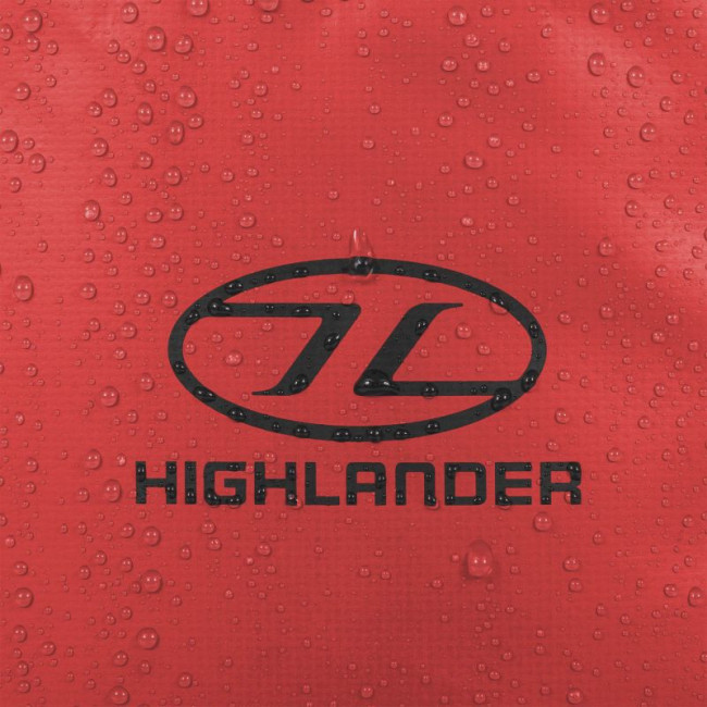 Plecak wodoodporny TROON 70L Czerwony - Highlander