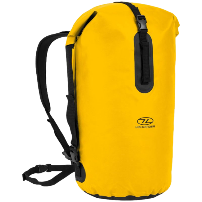 Sac à dos Étanche TROON 70L Jaune - Highlander