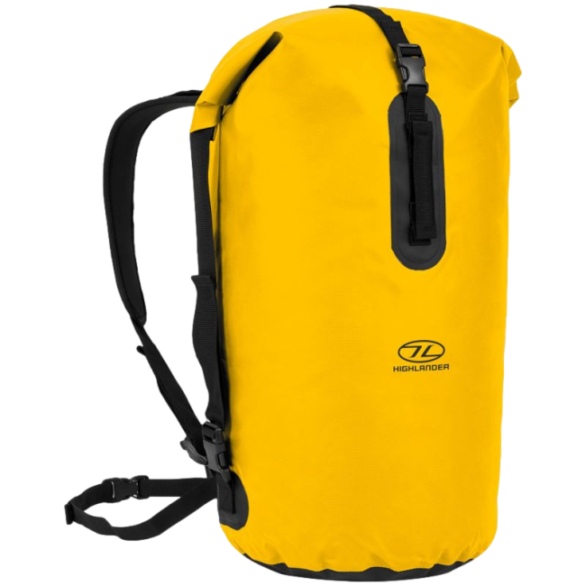 Sac à dos Étanche TROON 70L Jaune - Highlander