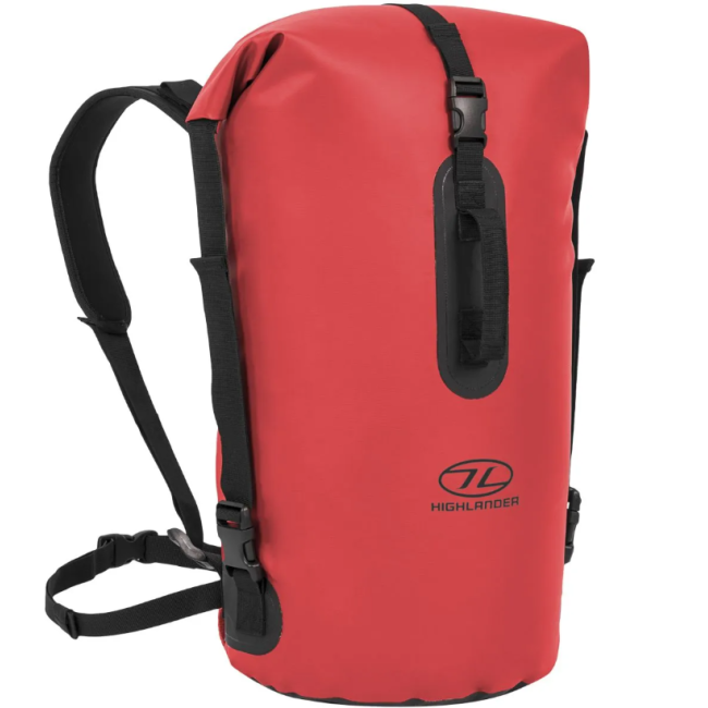 Plecak wodoodporny TROON 45L Czerwony - Highlander