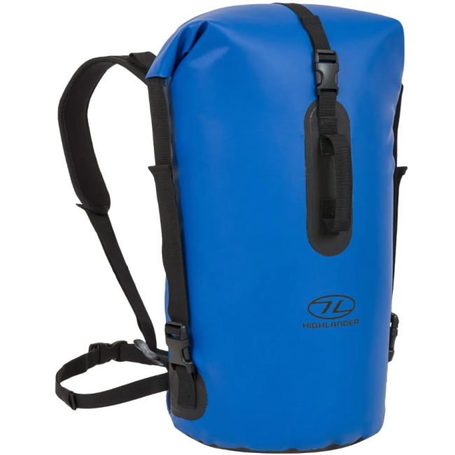 Plecak wodoodporny TROON 45L Niebieski - Highlander