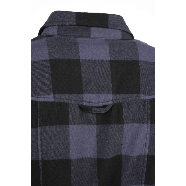Chemise longue femme noir/gris - Brandit