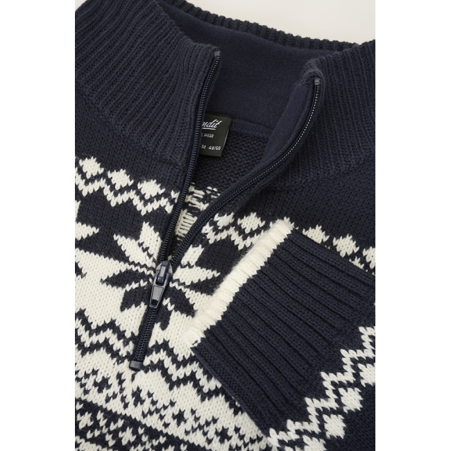 Pull zip norvégien marine - Brandit
