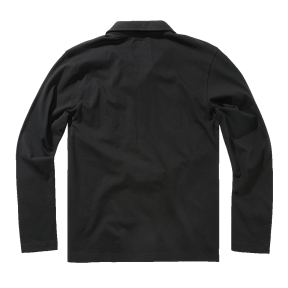 Willis jersey polo met lange mouwen zwart - Brandit