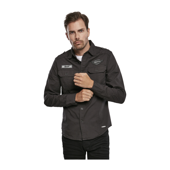 Vintage Luis shirt zwart - Brandit