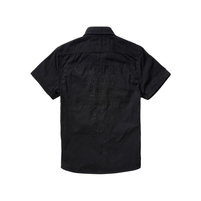 Vintage motorhead shirt zwart korte mouwen - Brandit