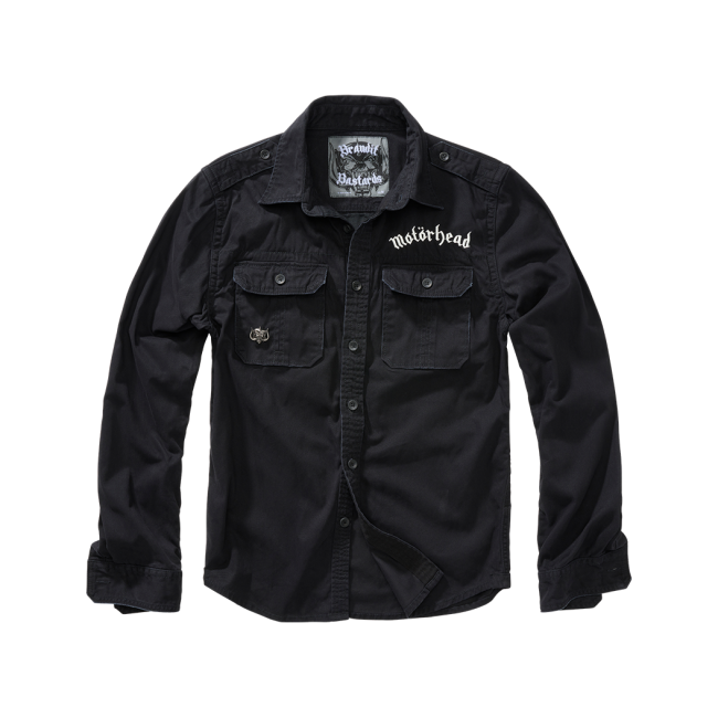 Koszula vintage motorhead czarna - Brandit