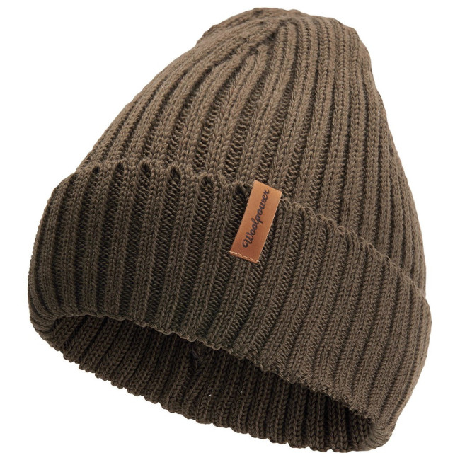 Rippenmütze Pine Green - Woolpower