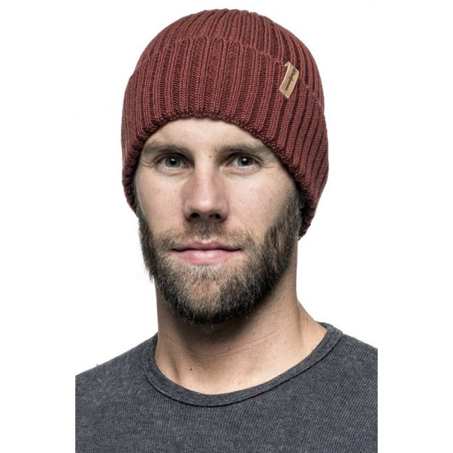 Czapka Rib Rust Red - Woolpower