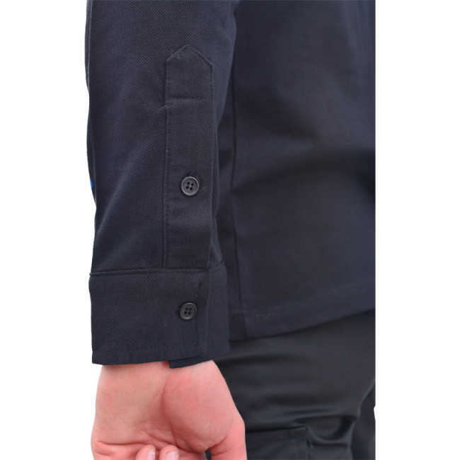 Chemise F1 coton noire - CityGuard