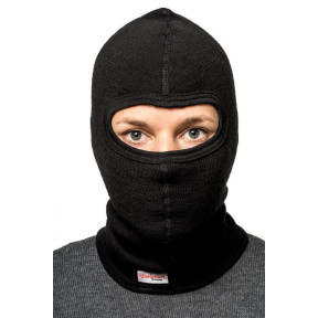 Bivakmuts Balaclava 200 Zwart - Woolpower
