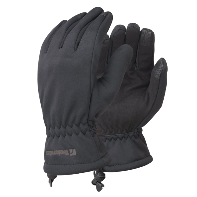 Softshell-Handschuhe Gore-Tex Windstopper RIGG schwarz - Trekmates