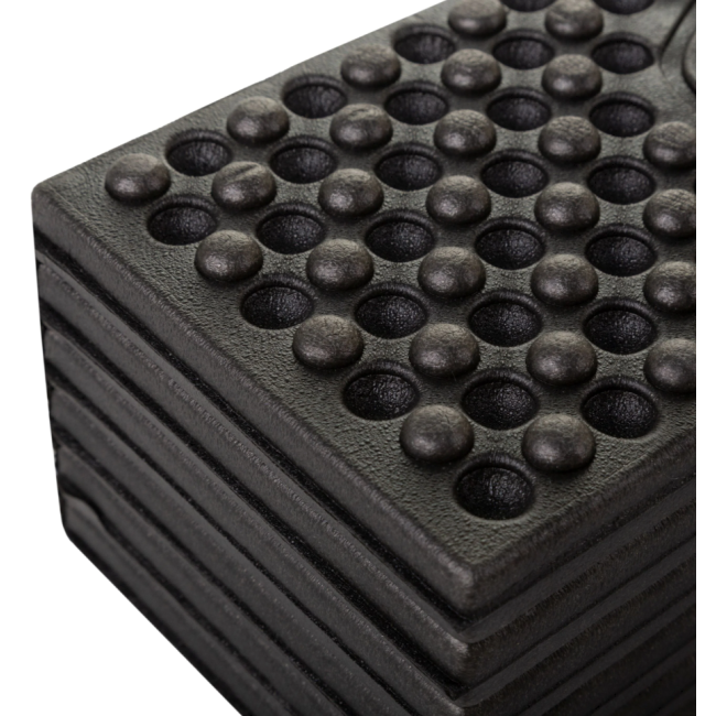 Matelas de sol pliant en mousse moulée noir - Trekmates