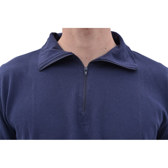 Katoenen shirt F1 marineblauw - CityGuard