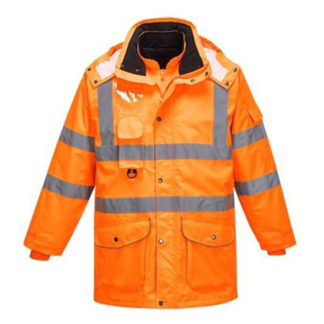 PARKA TRAFFICHV 7-IN-1 RIS ORANJE - PORTWEST
