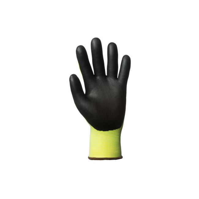 Paires de Gants EUROCUT N318HV HPPE cut 3 jaune paume nitrile - Coverguard