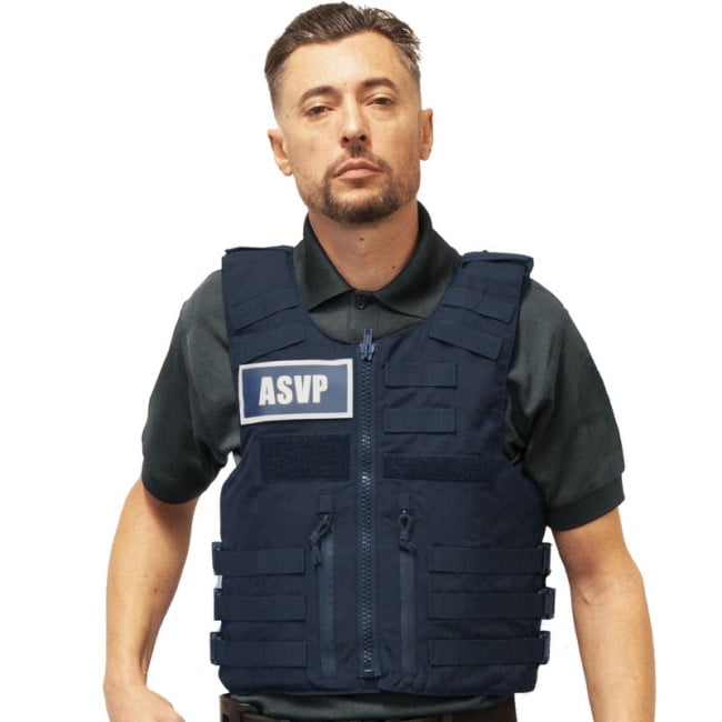 Gilet pare-balles Full Tactical IIIA ASVP sans bande homme - Le Protecteur
