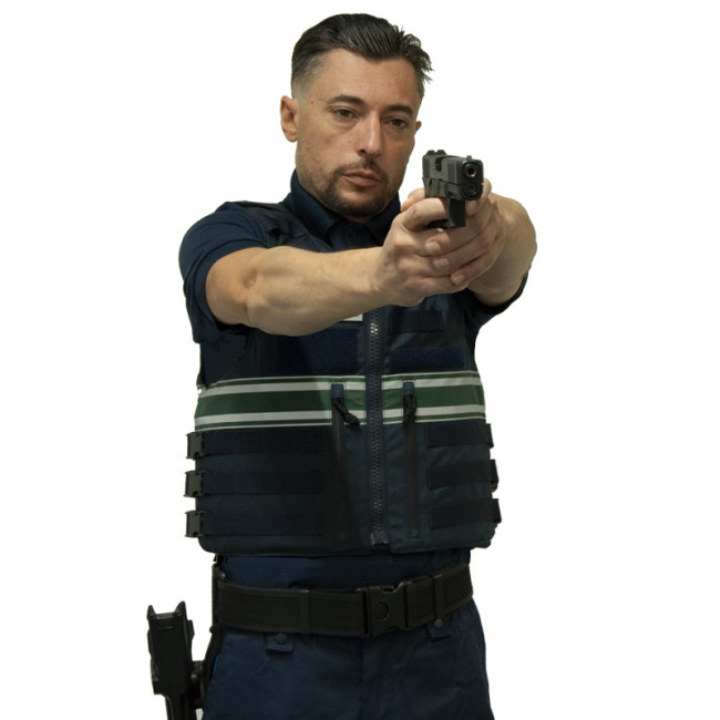 Gilet pare balles Full Tactical homme Police Rurale IIIA - Le Protecteur