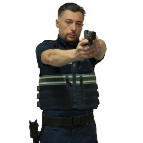 Kamizelka kuloodporna Full Tactical IIIA Policja Wiejska męska - Le Protecteur