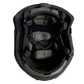 Casque balistique NIJ IIIA hi cut noir - Le Protecteur