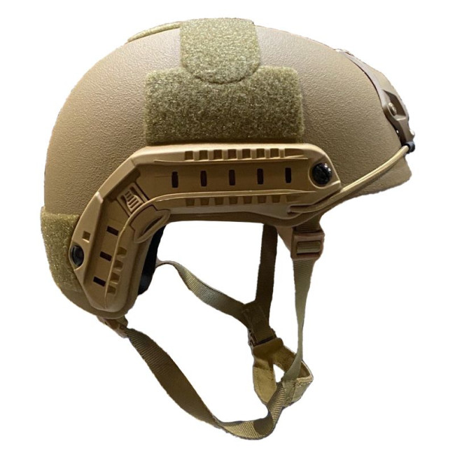 Casque balistique NIJ IIIA hi cut coyote - Le Protecteur