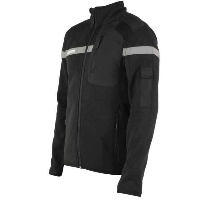 Sicherheits-Microfleece-Weste Nevada schwarz - Force Series
