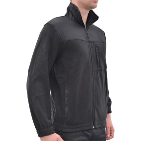 Schwarze Fleecejacke