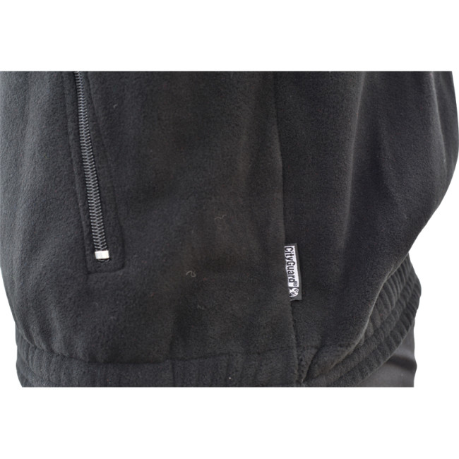 Fleece jas Army zwart - CityGuard