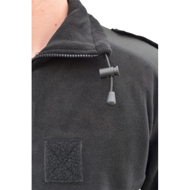 Army Fleecejacke schwarz - CityGuard