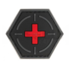 Patch tactical medic rouge et noir - JTG