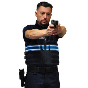 Gilet pare-balles IIIA Full Tactical Police Municipale Homme - Le Protecteur