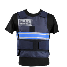 Schutzhülle für kugelsichere Weste One Plus Stadtpolizei Herren - Le Protecteur