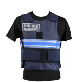 Schutzhülle für kugelsichere Weste One Plus Stadtpolizei Herren - Le Protecteur