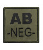 Insigne AB- groupe sanguin Kaki - A10 Equipment