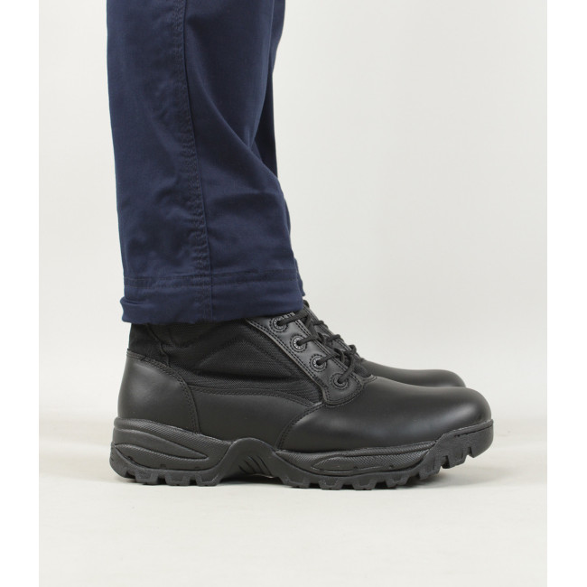 Megatech Combat Boots single zip - Black - CityGuard