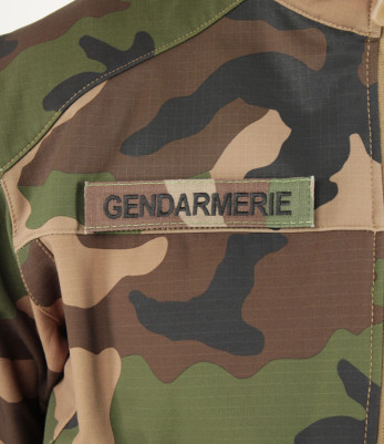 Bande Gendarmerie noire basse visibilité - AMG Pro