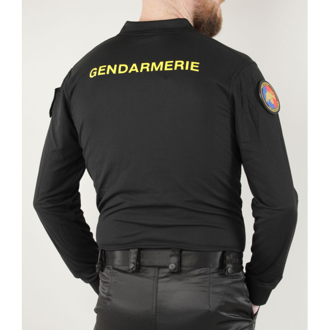 Polo Żandarmeria Mobilna Cooldry + Rzepy Czarna - Patrol