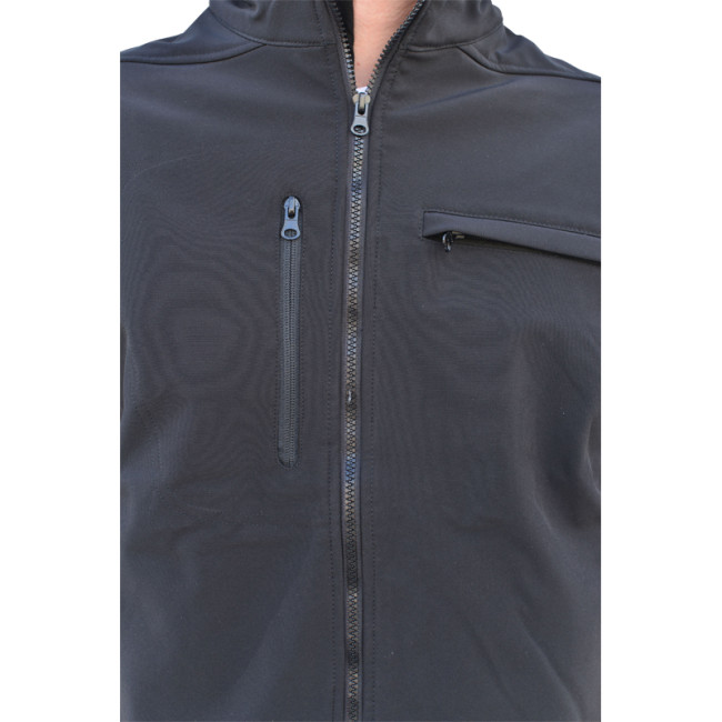 Kurtka Softshell Bezpieczeństwo Czarna - PATROL