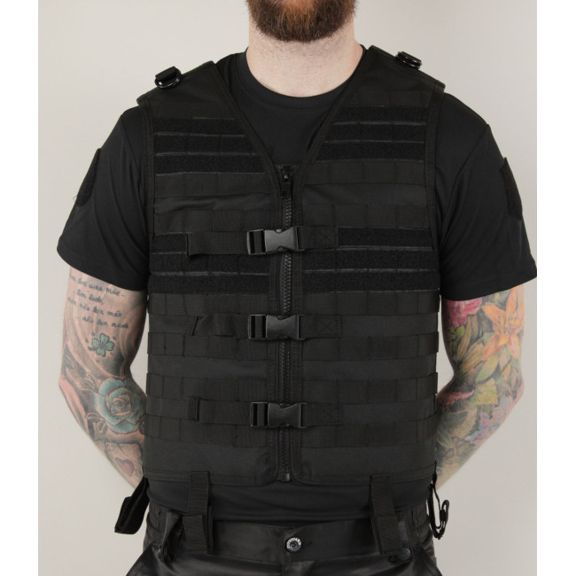 Taktische Weste Carrier Molle Gen.II schwarz - Miltec