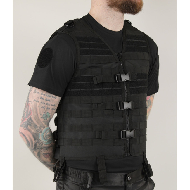 Tactisch vest Carrier Molle gen.II zwart - Miltec