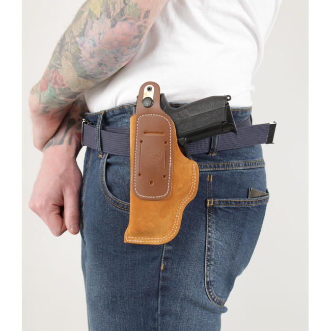 Zachte leren holster inside IA325 Beige - Vega Holster