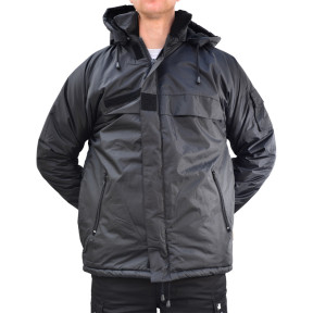 Coupe vent fourré imperméable noir